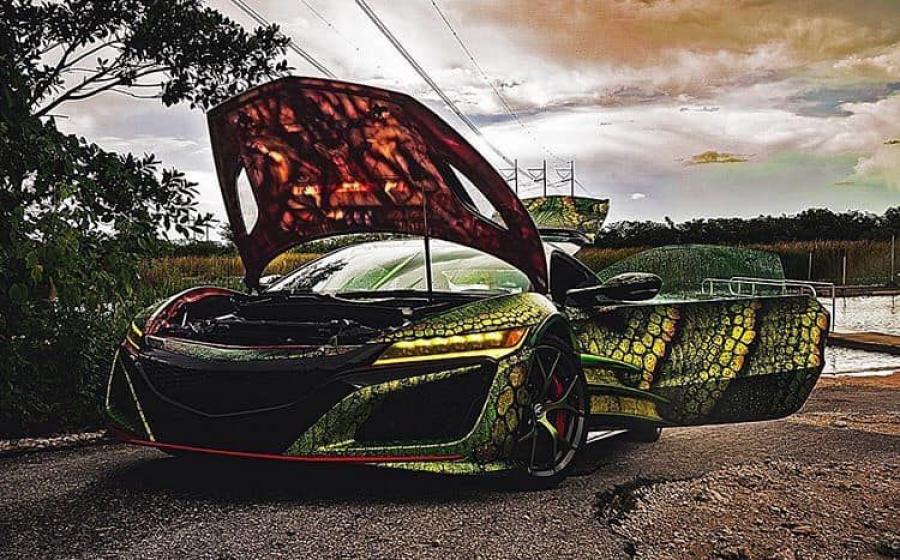  Acura NSX by MetroWrapz 2019 года  (фото 6 из 15)